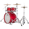 Ludwig NeuSonic MOD2 4-piece Acoustic Drum Set Shell Pack Satin Diablo Red