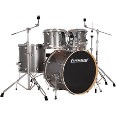 Ludwig Evolution 5pc Acoustic Drum Set with 22" Bass Drum Platinum