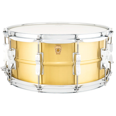 Ludwig LB654BM Acrolite 6.5X14 Acro Brass Snare 10 Lug Snare Drum