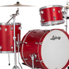 Ludwig NeuSonic Downbeat 3-piece Acoustic Drum Set Shell Pack Satin Diablo Red