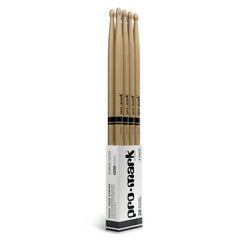 ProMark Classic Forward 2B Hickory Drumsticks, Oval Wood Tip, 4-Pack