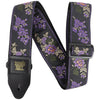 Ernie Ball Classic Jacquard Guitar Strap/Bass Strap - Lavender Blossom