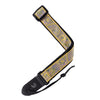 D'Addario Jacquard Ukulele Straps, Paisley Yellow/Purple