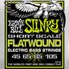 Ernie Ball Slinky Cobalt Flatwound Short Scale Electric Bass Strings 45-105