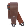 D'Addario Comfort Leather Auto Lock Guitar Strap, Brown