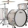 Ludwig NeuSonic Pro Beat 3-piece Acoustic Drum Set Shell Pack Silver Silk