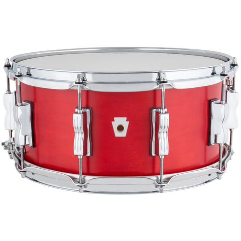 Ludwig NeuSonic 6.5 x 14 Snare Drum Satin Diablo Red