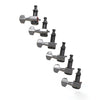 D'Addario Auto-Trim Locking Tuning Machines, 6 In-Line setup, Chrome