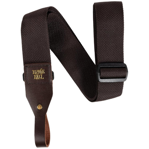 Ernie Ball Polypro Acoustic Guitar Strap - Brown