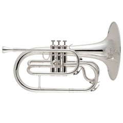 King KMP411S Performance Marching F Mellophone Silver Plated