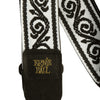 Ernie Ball Classic Jacquard Guitar Strap/Bass Strap - Black Vine