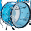 Ludwig Vistalite Pro Beat 3-piece Acoustic Drum Set Shell Pack Blue