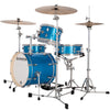 Ludwig Breakbeats Kit 4pc Acoustic Drum Set Junior Size Blue Sparkle