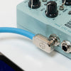 Ernie Ball Flex Patch Cable 6in - Blue - Single