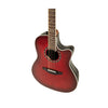 Ovation Timeless Balladeer Acoustic Electric Guitar, Cherry Cherry Burst