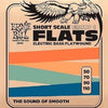 Ernie Ball Stainless Steel Flatwound Short Scale Electric Bass Strings 50-110