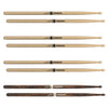 ProMark Rebound 5B Hickory Drumsticks, Acorn Wood Tip, FireGrain 4-Pack