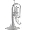 King KMP611 Ultimate Marching Mellophone Silver Plated