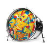 Evans Yellow Submarine Resonant Bass Drumhead, Primrose Prairie, 22 inch