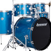 Ludwig Accent Drive 5pc Acoustic Drum Set Pack Blue Sparkle