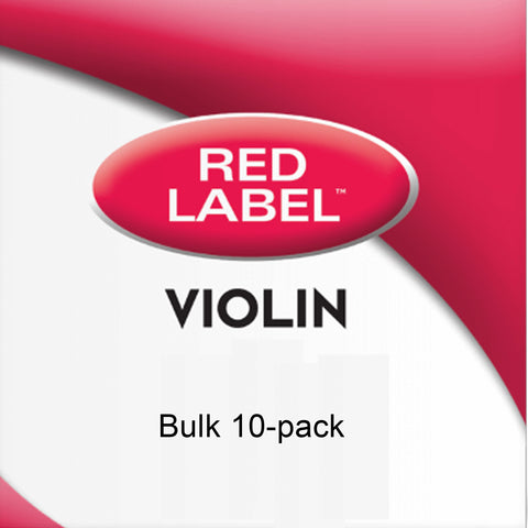 Super Sensitive Bulk Red Label Violin G Single String 4/4 Medium Bulk 10-packs