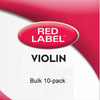 Super Sensitive Bulk Red Label Violin A Single String 4/4 Medium Bulk 10-packs