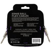 Ernie Ball Flex Instrument Cable Straight/Straight 10ft - Purple