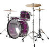 Ludwig Vistalite Pro Beat 3-piece Acoustic Drum Set Shell Pack Purple