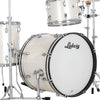 Ludwig NeuSonic Downbeat 3-piece Acoustic Drum Set Shell Pack Silver Silk