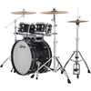 Ludwig NeuSonic Rapid MOD2 4-piece Acoustic Drum Set Shell Pack Ebony Pearl