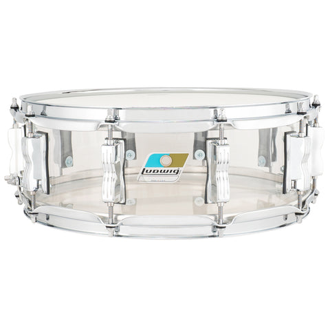 Ludwig Vistalite 5 x 14 Snare Drum Clear