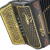 Alacran Accordion 34 Button 12 Bass Two Tone FBE/EAD Black Satin