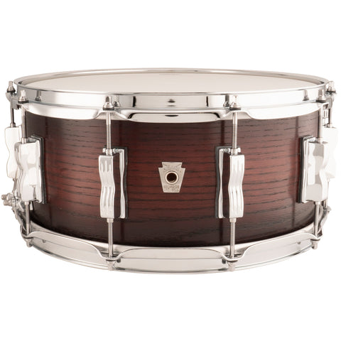 Ludwig Classic Oak Series 6.5 x 14 Snare Drum Brown Burst