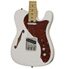 Aria Modern Classic Semi Hollow Tele Style Electric Guitar White