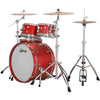 Ludwig NeuSonic Rapid MOD2 4-piece Acoustic Drum Set Shell Pack Satin Diablo Red