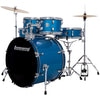 Ludwig Accent Drive 5pc Acoustic Drum Set Pack Blue Sparkle