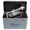 King KMP611 Ultimate Marching Mellophone Silver Plated