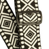 Ernie Ball Classic Jacquard Guitar Strap/Bass Strap - White Savannah