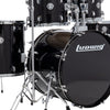 Ludwig Accent FUSE 5pc Acoustic Drum Set Pack Black Sparkle