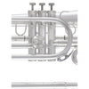 King KMP611 Ultimate Marching Mellophone Silver Plated