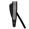 D'Addario Hybrid Leather Guitar Strap, Checkered