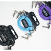 Ernie Ball Flex Patch Cable 12in - Purple - 3 Pack