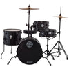 Ludwig Pocket Kit 4pc Acoustic Drum Set Junior Size Black Sparkle