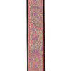 D'Addario Jacquard Ukulele Straps, Paisley Pink/Green