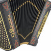 Alacran Accordion 34 Button 12 Bass Two Tone FBE/EAD Black Satin