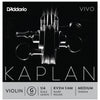 D'Addario Kaplan Vivo Violin G String, 1/4 Scale, Medium Tension