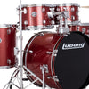 Ludwig Accent FUSE 5pc Acoustic Drum Set Pack Red Sparkle