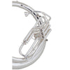 King 2350WSP BBb Sousaphone with ABS Case Silver Plated