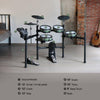 Hampback ACE-510 Bluetooth Electronic Drum Set