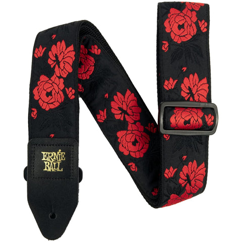 Ernie Ball Classic Jacquard Guitar Strap/Bass Strap - Tango Rose